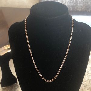 Oval Link Sterling Chain